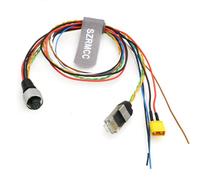 SZRMCC Livox Mid-360 Cavo M12 Aviation 12 pin femmina 3 in 1 splitter RJ45 XT30 cavo sensore dati cavo per DJI Livox Mid-360 Avia Lidar (25 cm)