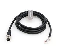 SZRMCC M12 A Code 8 pin Maschio a Aperto Sensore Connettore Cavo Industriale Impermeabile Schermato I/O Cavo di Segnale Aviazione per Rete di Dispositivi Modulo Bus di Campo (3m)