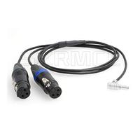 SZRMCC Mic Dual Channel XLR 3 Pin Femmina a 00B 5 Pin Cavo Audio per Arri Alexa Mini e Z CAM E2 Camera