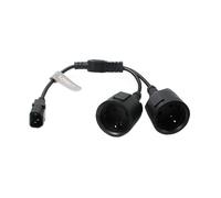 SZRMCC UPS PDU Y Splitter cavo di alimentazione IEC 320 C14 maschio a doppia Europa CEE7/7 Schuko femmina adattatore corto cavo di alimentazione 16A 250V (1pcs)