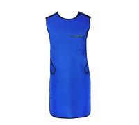 SZRWOPLO Grembiule Protettivo a Raggi X, Unisex Adulti, Blu, Tessuto Oxford, Gomma al Piombo, Taglia XL/25.62x43.30in, Per Laboratori Ospedalieri e Cliniche