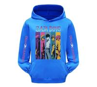 SZRXKJ Demon Hunters XX Stampa Saja Boys Anime, 14 colori con stampa grafica, Blu, 4-5 Jahre