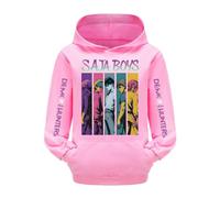 SZRXKJ Demon Hunters XX Stampa Saja Boys Anime, 14 colori con stampa grafica, Colore: rosa., 4-5 Jahre