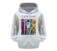 SZRXKJ Demon Hunters XX Stampa Saja Boys Anime, 14 colori con stampa grafica, grigio., 9-10 Jahre
