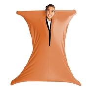 SZSMART Calze sensoriali per bambini, 101,6 x 68,6 cm, elasticizzate, per alleviare lo stress, per bambini con autismo, ansia (arancione, S/89-112 cm)