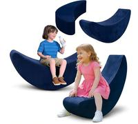 SZSMART Cloud Balance - Sedia a dondolo sensoriale per bambini, in schiuma flessibile, seduta attiva, relax, sedia a dondolo in schiuma resistente con rivestimento in morbido cotone, per camera da