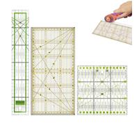 SZSMW 3 Sewing Ruler - Scale per Cucire - Righello per Sarti - Adatto A Una Varietà di Forme Artigianali, Ampiamente Utilizzate In Trapunti, Misurazioni, Motivi di Cucito, Dipinti E Mestieri