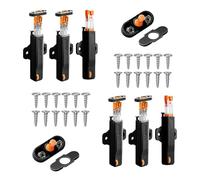 SZSMW 6 Push Pull Per Ante - Chiusura A Pressione per Porta - Chiusura Ante per Armadietti - Perfetto per Case, Camper, Barche E Qualsiasi Stanza Senza Maniglie O Pomelli Su Armadi E Cassetti