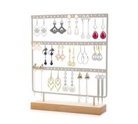 SZSMW 60 Buchi Porta Orecchini Organizer - Espositore Orecchini - Portaorecchini - Ottimo per Conservare Gli Orecchini A Casa, Perfetti per Gioielli, Gallerie Fotografiche E Mostre