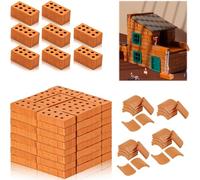 SZSMW 98 Mini Mattoncini da Costruzione - Modellismo Case Mattoni - Mattoni - Adatto per Decorazioni E Paesaggi Del Paesaggio di Pozzi di Sabbia,O Accessori per La Disposizione Delle Piante