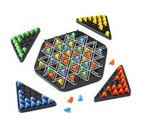 SZSMW Triggle Gioco da Tavola - Gioco Interattivo Con Peg - Gioco da Tavolo del Triangolo, Un Giocattolo Adatto Per Esercizi di Pensiero Interattivo in Famiglie di 2-4 Persone