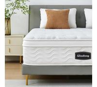 SZsuilong Materasso 140 x 190, 30 cm, spessore H3 H4, materasso ibrido con memoria di forma e molle insacchettate indipendenti, alta resilienza 7 zone, perfetto supporto ultra traspirante certificato