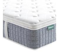 SZsuilong Materasso 200 x 200 x 24 H3 altezza 7 zone, materasso a molle insacchettate ortopedico certificato Öko-Tex 100 notti