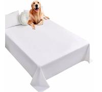 SZSXYBZ Coperta per letto per cani e animali domestici, morbida e sottile, lavabile, impermeabile, protezione per divano e mobili (bianco, 300 x 230 cm)