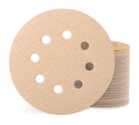 Sztaoip Dischi Abrasivi 125 mm - 100 Pezzi Carta Abrasiva Grana 320 con 8 Fori per Levigatrice Orbitale Legno Metallo Vernice