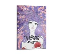 SZTIANCAI Poster del film Belladonna of Sadness, decorazione da parete per camera da letto e soggiorno, arte deco, 30 x 45 cm, con cornice