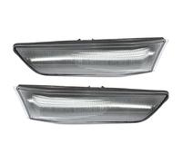 SZTMYVUW Compatibile Con G35 2003-2006 Ripetitore Di Segnale Laterale Per Auto 6000K Luce Di Direzione 26185-AL520 Lente Trasparente Luce Bianca Set Di 2 Indicatori Specchio Laterale