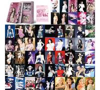 SZTVECFW 55 Pezzi Carte Blackpink Cartoline fotografiche BP 7 Compleanno 2023 Nuovo Album Carte BP Mini Cartoline KPOP BP Tesserino Set Regalo for Le Ragazze Fan