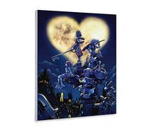 SZTVECFW Puzzle 1000 Pezzi, Anime Kingdom Hearts, Puzzle di Cartone, Arte for Bambini, Giochi for Bambini, Giocattoli educativi (38x26 cm)