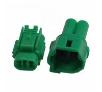 SZUYRWLP connettori 1 Set 2 Pin Automobile Fanale Posteriore Presa Auto Fendinebbia Cavo Elettrico Connettore Cablaggio Custodia Spina Compatible with The 6180-2591(Male And Female,10 Sets)