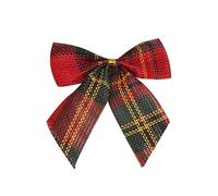 szvbofueck Christmas Bows Various Styles Bows Fabric Christmas Tree Garland Accessories Decoration Party Bandiere 3x5 Outdoor (D, taglia unica)