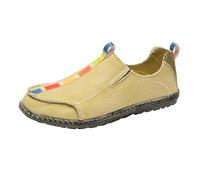 szvbofueck Loafer - Scarpe da ginnastica da uomo in tela, stile tradizionale cinese, estive, traspiranti, comode, in lino, per attività all'aperto, leggere, basse, per il tempo libero, 39 - 43,5 EU