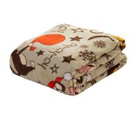 szvbofueck Reindeer Christmas Blanket Warm and Comfortable A Winter Home Decoration A Must Have for Friends and Family Perfect for Creating A Festive Atmosphere - Coperta antistress (G, A)