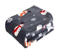 szvbofueck Reindeer Christmas Blanket Warm and Comfortable A Winter Home Decoration A Must Have for Friends and Family Perfect for Creating A Festive Atmosphere - Coperta antistress (F, A)