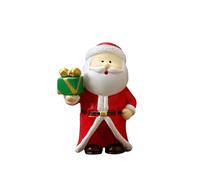 szvbofueck Santa Resin Old Man Backpack Snowman Small Animal Decoration Cute Piece Of Home Decoration Table poggiapolsi tastiera gel (F, taglia unica)