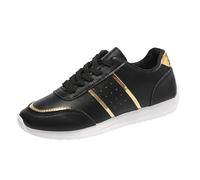 szvbofueck Scarpe da ginnastica da donna, scarpe da ginnastica da palestra, antiscivolo, leggere, da jogging, morbide, per attività all'aria aperta, per il tempo libero, in similpelle, scarpe da
