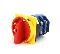 SZW26-125A 2GS 88X88mm Pannello Universale Commutatore Interruttore di Interruzione di Potenza Lucchetto 2 Posizioni 2 Fasi 8 Viti Selettore a Camma