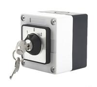 SZW26-20 Interruttore a camme trifase 20A 3 livelli con chiave IP65 alloggiamento impermeabile per controllo industriale AC440V DC240V inversione motore per protezione