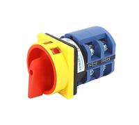 SZW26-63 2GS 64X64mm Panel 2 Phase 8 Screws 63A Power Cut-off Padlock Combination Control Select Switch
