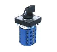 SZW26/LW26-20 1-0-2 4 fasi 64X64 48X48 mm commutatore a camma con manopola rotante 660V 20A(D404.4 1 0 2 48X48mm)