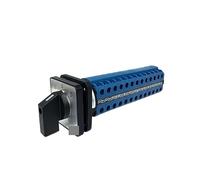 SZW26/LW26-20 13 poli 1-0-2 3 posizioni 52 terminali 20A commutatore rotativo a camma selettore pannello 48x48 mm Controls Switches