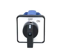 SZW26/LW26-20/C06.3 2 Ways 660V Pole ON OFF Selector Cam Latching Manual Switch 64X64mm Panel For 20A Machine CBQZCHWDKT