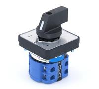 SZW26/LW26-20 Ith 20A Ui 660V 2 Pole 8 Screws 3 Position 64X64 48X48 mm Panel Transfer ON Off ON Changeover Cam Switch(D202.2 1 0 2 48X48mm)