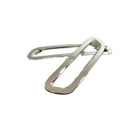 Szwaldaper 1 coppia, for Chevrolet, for TRAX TRACKER 2013 2014 2015, accessori decorativi, copertura della lampada della luce fendinebbia posteriore cromata Copertura fendinebbia per auto