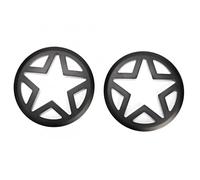Szwaldaper 1 paio di coprilampada fendinebbia for auto, for Jeep, for Wrangler JK e Unlimited 2 porte e 4 porte 2007-2017 accessori for auto Copertura fendinebbia per auto