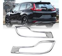 Szwaldaper 2 pezzi, for CRV 2017-2018, rivestimento for fendinebbia paraurti posteriore argento brillante, cornice for fendinebbia posteriore, parti di ricambio for luci auto Copertura fendinebbia per