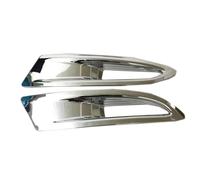 Szwaldaper 2 pezzi, for Mazda, for 3 Axela 2017 2018 Accessori esterni for auto, cornice di copertura della lampada della luce fendinebbia posteriore in ABS cromato Copertura fendinebbia per auto