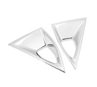 Szwaldaper 2 pezzi, for NISSAN, for Rogue 2021-2022, rivestimento della copertura della luce fendinebbia del paraurti anteriore ABS, cornice della cornice della luce fendinebbia, accessori for auto di