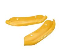 Szwaldaper 2 pezzi paraurti anteriore auto lip splitter protezione diffusore spoiler protezione laterale copertura, for DODGE, Challenger SRT Scat Pack 2015-2020 Spoiler per auto(YELLOW)