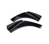 Szwaldaper 2PCS Universale Paraurti Anteriore Lip Splitter Deflettore Spoiler Scratch Ala Pale Paraurti Deflettore Protezione Canard Labbro Spoiler per auto(Schwarz)