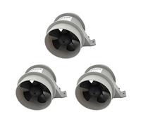 Szwaldaper 3 Pezzi Blower Boat High Air Flow Quiet Water Bianco 4 Pollici Soffiatore per Motori marini