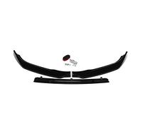 Szwaldaper 3 pezzi nero lucido auto paraurti anteriore splitter labbro copertura rivestimento paraurti anteriore diffusore labbro copertura ala, for Mazda, 3 Axela 2014 2018 Spoiler per auto