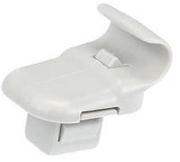 Szwaldaper 4 pezzi Clip di supporto for visiera parasole n. LC6269261B77, for Mazda, 3 Sostituzione della clip dell'aletta parasole(BLACK 1)