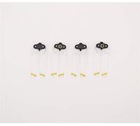 Szwaldaper 4 pezzi Elica, for DJI, Spark, for MINI, Drone 4730F 4730 Eliche pieghevoli a sgancio rapido Lame pieghevoli trasparenti multicolore Eliche a pale per droni(White)