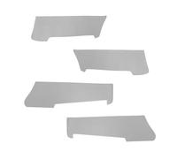 Szwaldaper 4 Pezzi, for Nissan, for Tiida 2005 2006 2007 2008 Car Interior Door Panel Bracciolo Copertura in Pelle Microfibra Trim Accessori Pannello Porta Interno Auto(Grey)