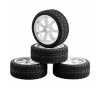 Szwaldaper 4 Pezzi Pneumatici for Ruote, for HSP, for HPI, 1/10 1:10 Auto da Strada RC 9005-8006 Inserto Spugna Pneumatici per Auto RC(9005W-8006)